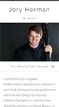 Mobile Screenshot of joryherman.com